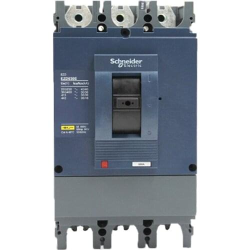 Leakage Protection Molded Case Circuit Breaker Air Switch EZD-630M 4P 630A Fixed Type 380 /400VAC 50KA Electronic Manual ETS2.3