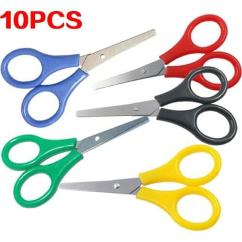 10pcs Small Scissors Sewing Kit Nail Scissors Nose Hair Student Scissors Handmade Scissors Safety Scissors Children JD001