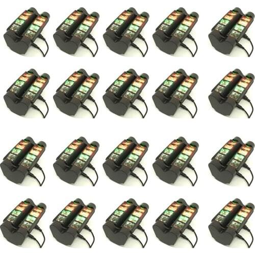 20pcs/lot Mini LED Spider 8x10W RGBW Beam Light Good Quality Fast Shipping DJ mini Moving Head beam spider Lights