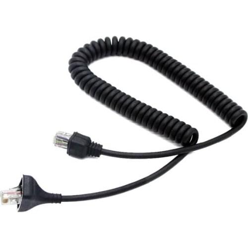 8 Pin Replacement Speaker Mic Cable Microphone Cord for Kenwood TK-868G TK-768G TK-862G TK-762G TM-271A TM-471A TK-760 Radio