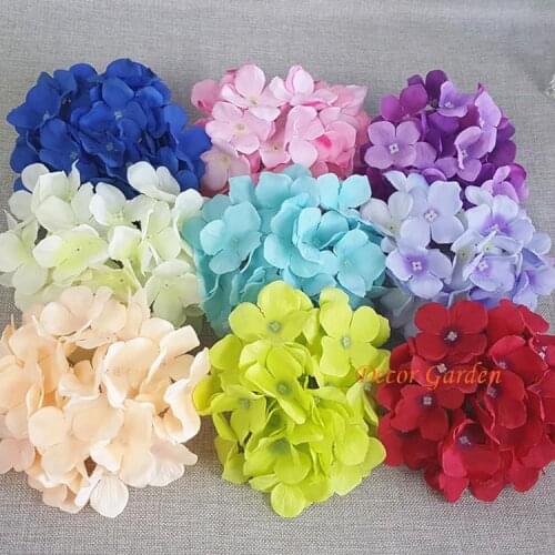 15CM Diameter 23 Colors Artificial Hydrangea Flowers Head Holiday Wedding Decorations DIY Accessories