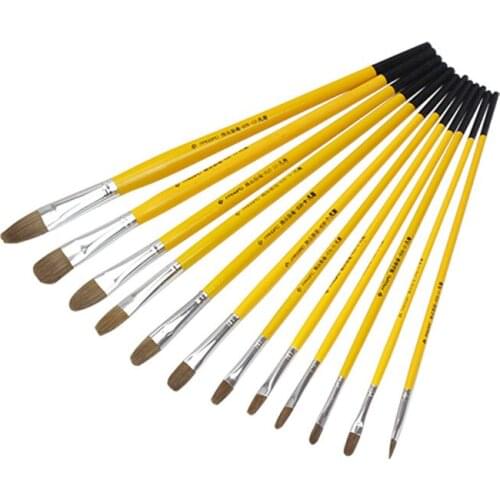 Watercolor Brush Gouache Acrylic Paint Brushes Art Brush Pen Pinceles Weasel Hair Painting Brush Pinceles Para Acrilico Y Oleo