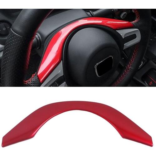 Car Accessories for Honda Fit Jazz GR 2020 2021 ABS Interior Steering Wheel Decoration Cover Trim 1pc
