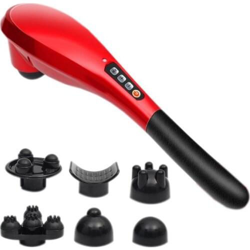 Wireless massage stick electric dolphin massage hammer hand-held charged shoulder and cervical vertebra massager multi-function