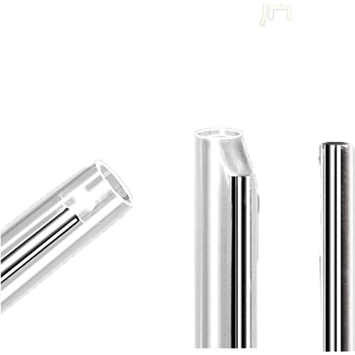 1 mm steel bar, 40 mm long single core fusion heat shrinkable tube, optical fiber heat shrinkable tube, welding protection tube