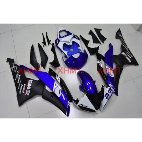 For YZF R6 2008 - 2015 Fairings YZFR6 14 15 Fairings YZFR6 2014 Blue Black Bodywork