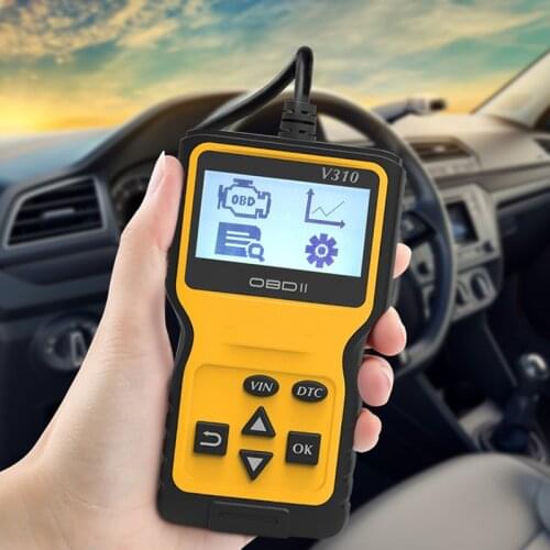 V310 OBD2 Code Reader Automobile Fault Diagnostic Instrument V1.1 Multi Language Diagnostic-tool Calculate The Load Value
