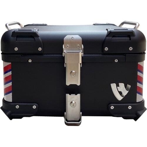 Suitable for motorcycle Honda/Suzuki/Kawasaki/Triumph/Motorcycle general aluminum alloy trunk/modified trunk/storage box