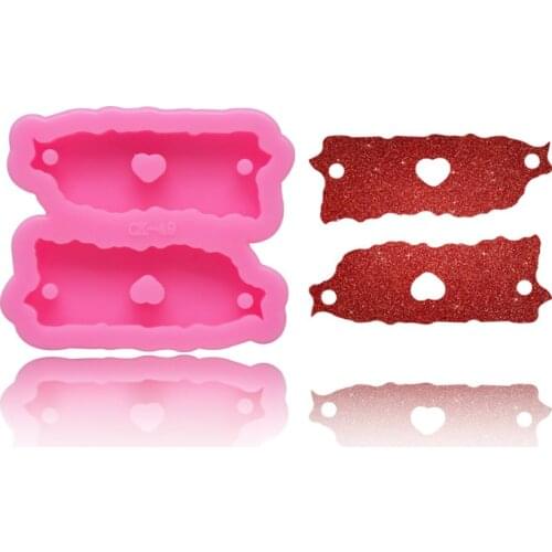 4.7x4cm Siamese Puerto Rico Map Silicone Mold DIY Epoxy Shiny Mirror Keychain Making Mold Chocolate Cake Decorating Mold
