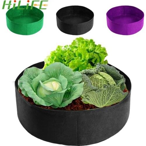 HILIFE Garden Supplies DIY Vegetable Flower Aeration Planting Pot Container Planting Container Bag Plants Growing Bag 10Gallon