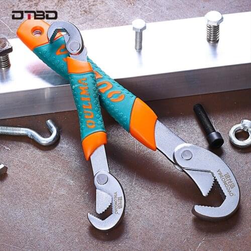 DTBD Universal Pipe Wrench Wrench Open End Wrench Tool Household Plumber Repair Manual Tool Set Multi-Purpose Wrench Tool