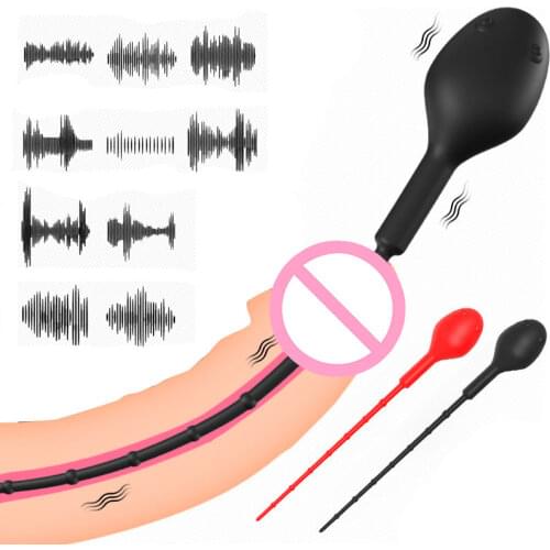 Male urethral catheter penis plug horse eye stick stimulation dilator urine plugging penis masturbation adult sex equipment