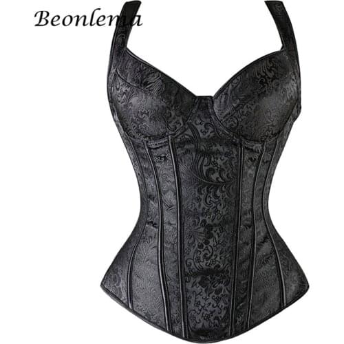 Corset Sexy Steampunk Women Goth Bustiers Gothic Clothing Purple Steampunk Corselette Wedding Corsets Tops Overbust Plus Size