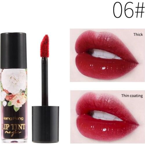 HengFang Liquid Lip Glaze Moisturizing Lip Gloss For Women Velvet Matt Lipstick Repair Lips Waterproof Lip Gloss Makeup TSLM2
