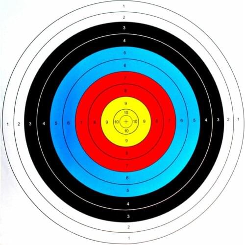 10pcs Archery Target Paper Face 40x40cm For Arrow Bow Practice Shooting Training Outdoor Sports Aim Stickers Shot Accessories
