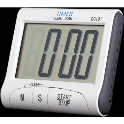 100pcs LCD Digital Kitchen Timer Countdown Cooking Timer Count Down Alarm Clock