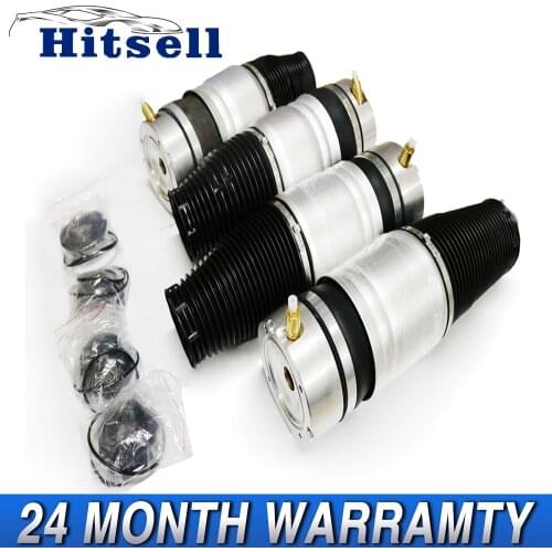 4PCS BRLAND NEW FRONT+REAR FOR AUDI Q7 VW TOUAREG PORSCHE CARENNE AIR SUSPENSION SHOCK AIR SPRING REPAIR 7L8616040 95535850321