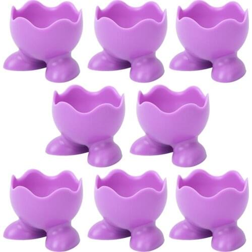 8pcs Egg Cup Holders Heat Resistant Breakfast Egg Cup Boiled Egg Holders for Restaurant