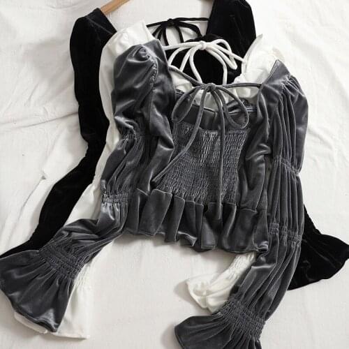 Ariouvan Black And White Blouses