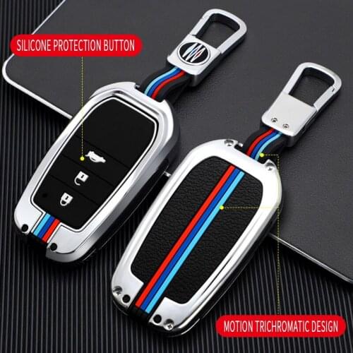 High Quality Car Key Case For Toyota Key Cover For Chr Rav4 Auris Avensis Prius Aygo Camry Corolla Land Cruiser 200 Prado Crown
