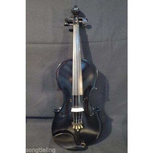 Black colors electric & acoustic viola 15"