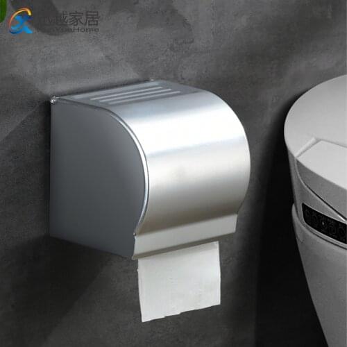 Paper Holders Bathroom Fixture Hardware Punch-free Toilet Tissue Dispenser Stand Towel Waterproof Roll Holder Sanitary