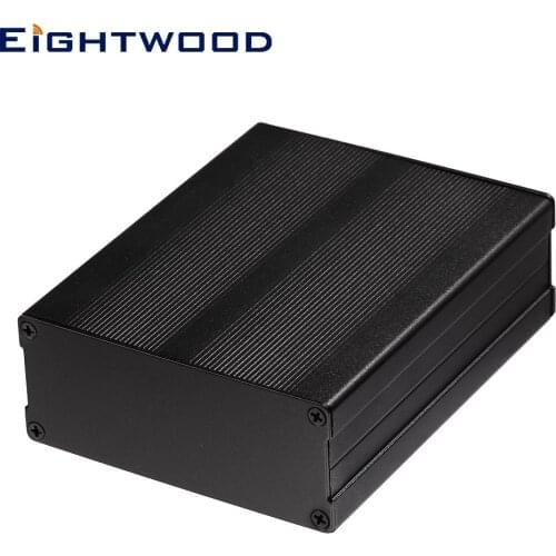 Eightwood Aluminum Electronic Project Box Enclosure Split Body Case Black DIY 4.72* 3.82 * 1.57 Inch (L*W*H)