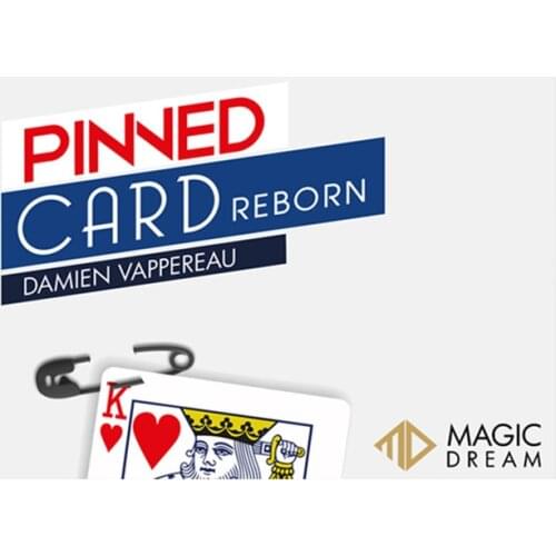 Pinned Card Reborn (Gimmicks and Online Instructions) by Damien Vappereau Card Magic Tricks Illusions Street Magic Funny Magia