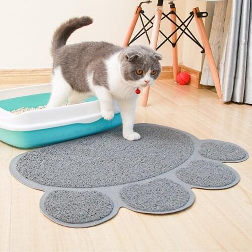Pet Cat Toilet Mat Cat Litter Trapper Bedpan Litter Mats Cat Food Beds Mats Kitten Training Layer Mats Cat Accessory Pet Product