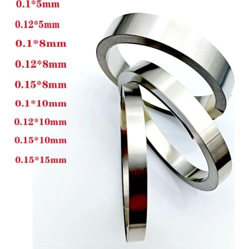 10m/roll Nickel-plated steel strip for li 18650 battery spot welding machine Welder Equipment Nickel Belt for battery packs