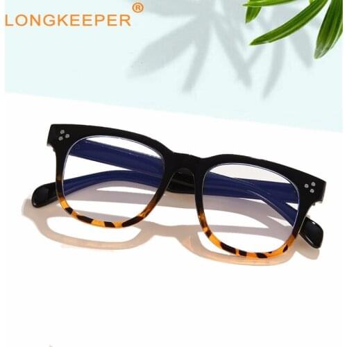 LongKeeper Blue Light Glasses Unisex Computer Glasses Gaming Goggles Transparent Eyewear Frame Anti Blue Blocking Eyeglasses