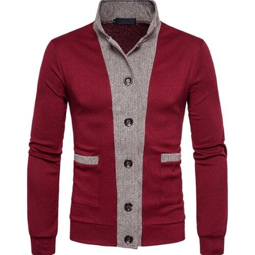 Mens hot sale Sweater Coat Wool Sweater Jackets Man button Knitted Thick Autumn Winter clothes Casual Knitwear dropshipping