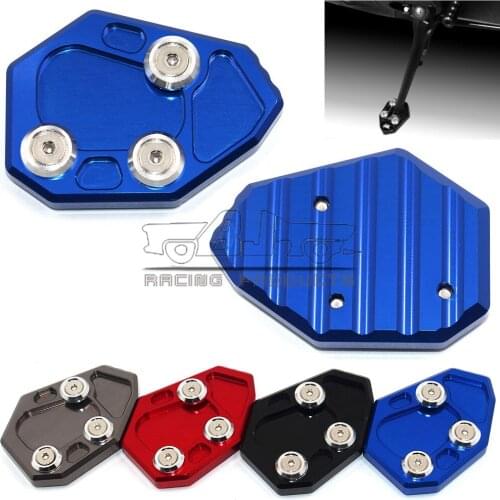 For BMW S1000RR S1000 RR 2010-2014 Motorcycle CNC Kickstand Foot Side Stand Extension Pad Support Plate Enlarge Stand
