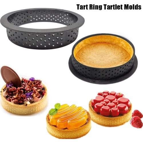 Mould French dessert cake mould cake cake decoration perforated round mould ring Kitchen Baking tool