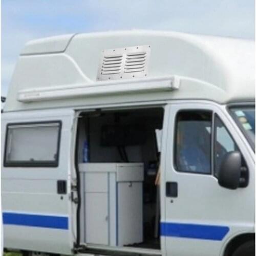 115x231mm/4.5x9.1inch Rectangular Louvered Air Vent Grill Ventilation Grille for Marine Boat Replacement, 316 Stainless Steel