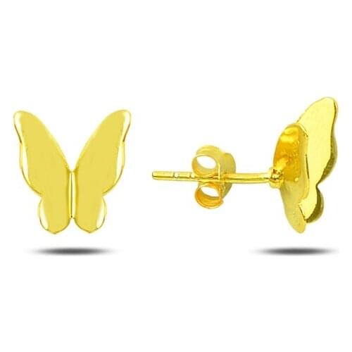 KUTAYDAN Butterfly Earrings 925 Sterling Silver