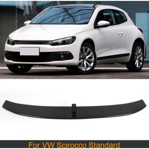 Carbon fiber center lip installed under the front bumper Front bumper lip FOR VW Scirocco Standard Only 10-13 Non R
