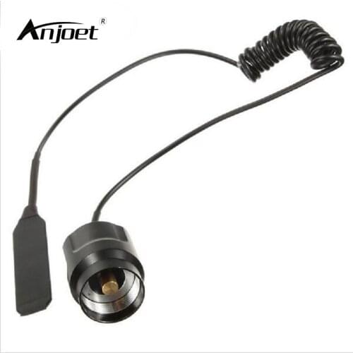 ANJOET Control tactical flashlight Rat tail switch Extension cord Remote Pressure Switch For Torch C8/C2 CREE Q5/R5/T6