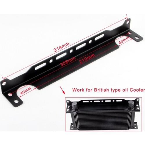 Universal Aluminum New Engine Mounting Bracket Kit for British type oil Cooler