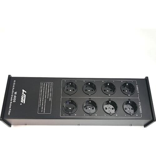 WAudio Power Filter AC Noise Purifier W-4000 Line Conditioner Surge Protector with EU Outlets