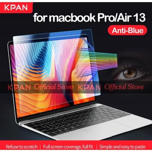 KPAN Anti-blue Macbook Screen Protector Flexible Glass Film for Pro/Air 12 13 15 16 inch M1 Chip A2337 A2338 A2179 A2141 A2289