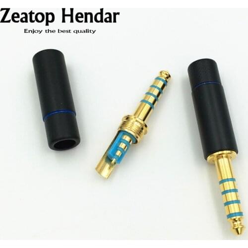 1Pcs High Quality 4.4mm 5 Pole Male Headphone Pin Plug Audio Adapter For Sony PHA-2A TA-ZH1ES NW-WM1Z NW-WM1A AMP Player