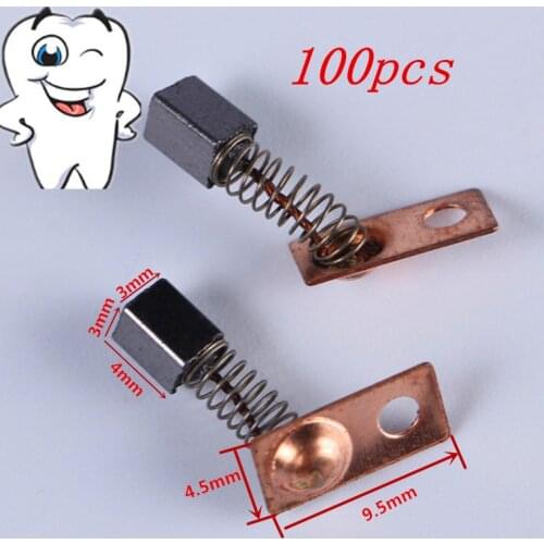 100PCS 50 Pairs Free Shipping Dental Materials Carbon Brush