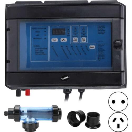 20g/h Salt Chlorinator System 100W Electronic Chlorine Generator for Pool SPA 230-240V EU AU Plug