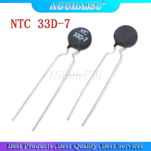 20pcs Thermistor Resistor NTC 33D-7 Thermal Resistor