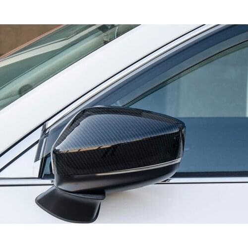 ABS Carbon Fiber Style For Mazda CX-8 CX8 2017 2018 2019 Accessories Car Side Door Rearview Mirror Cover Trim Sticker Styling