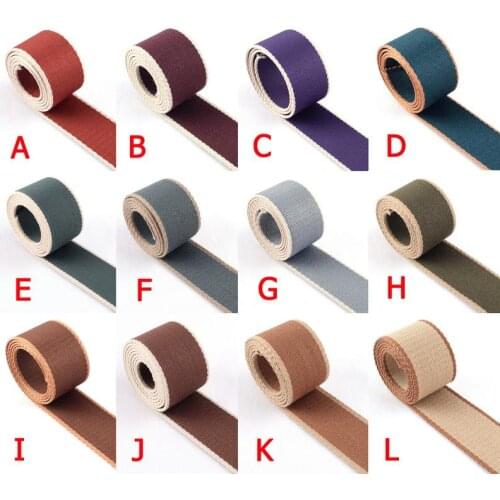 Belt Accessory Jacquard Webbing Belt Strap Stripe Webbing Upholstery Webbing Shoulder Green Bag strap Making Purse strap