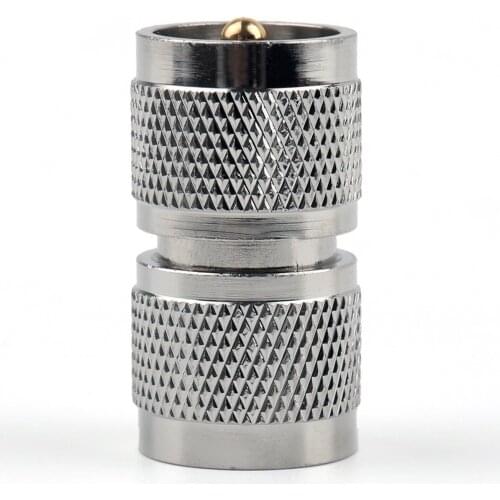 Artudatech 1Pc Adapter PL-259 UHF Plug Male To UHF Male RF Connector Straight