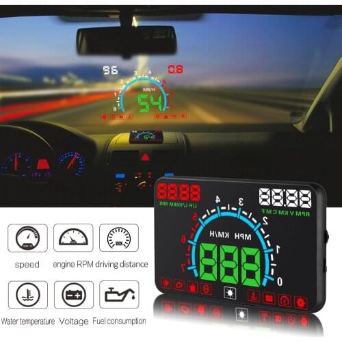 WiiYii HUD E350 car Head Up display Auto speed alarm OBD2 Windscreen Projector car electronics Data Diagnostic Tool