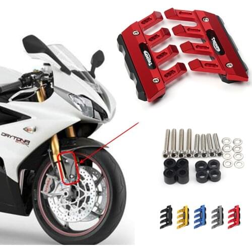For TRIUMPH DAYTONA 675/675SE/675R ABS 675 sport bike Motorcycle Mudguard Front Fork Protector Front Fender Slider Accessories